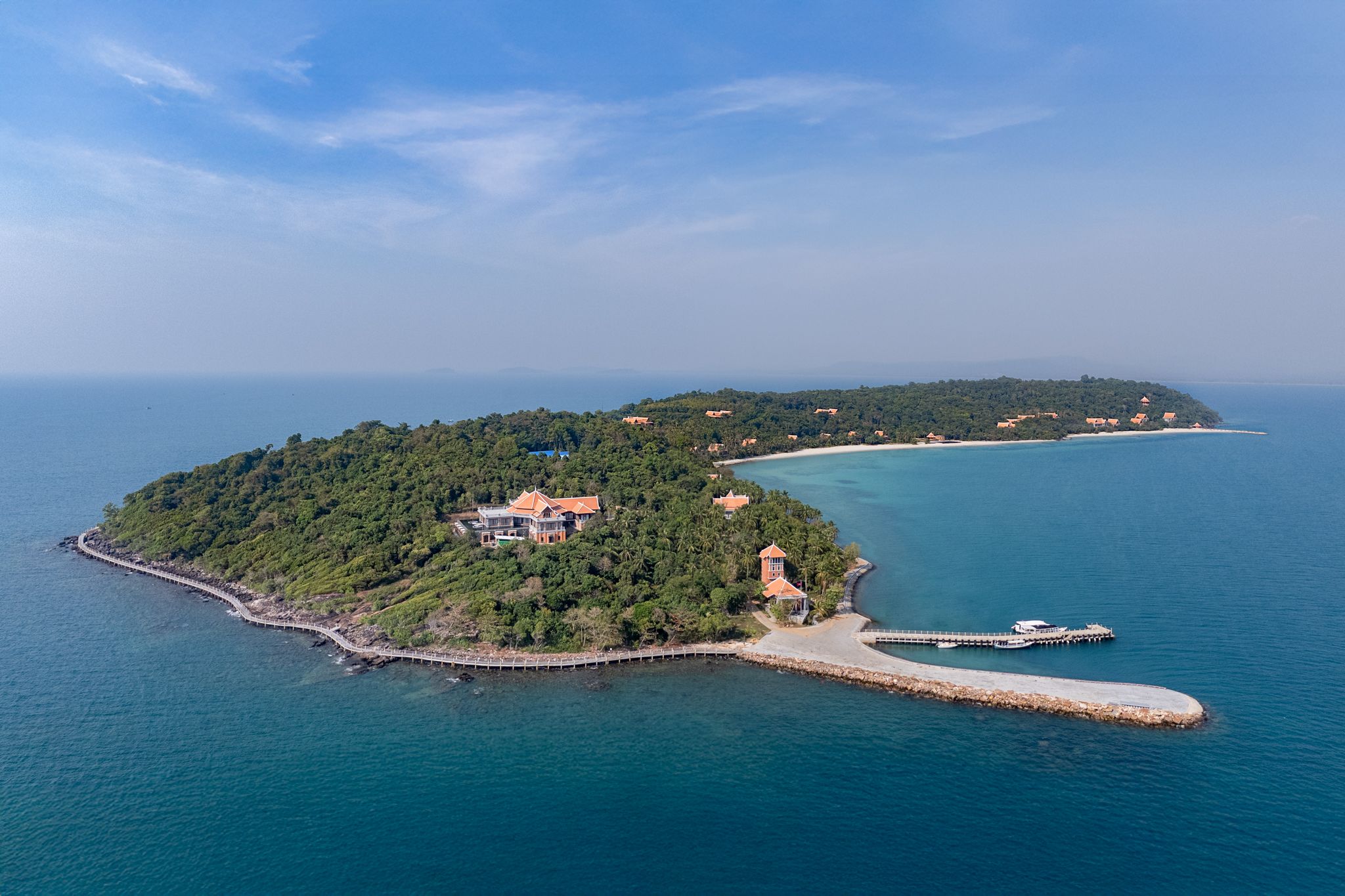 Koh Totung Ressort Aerial View