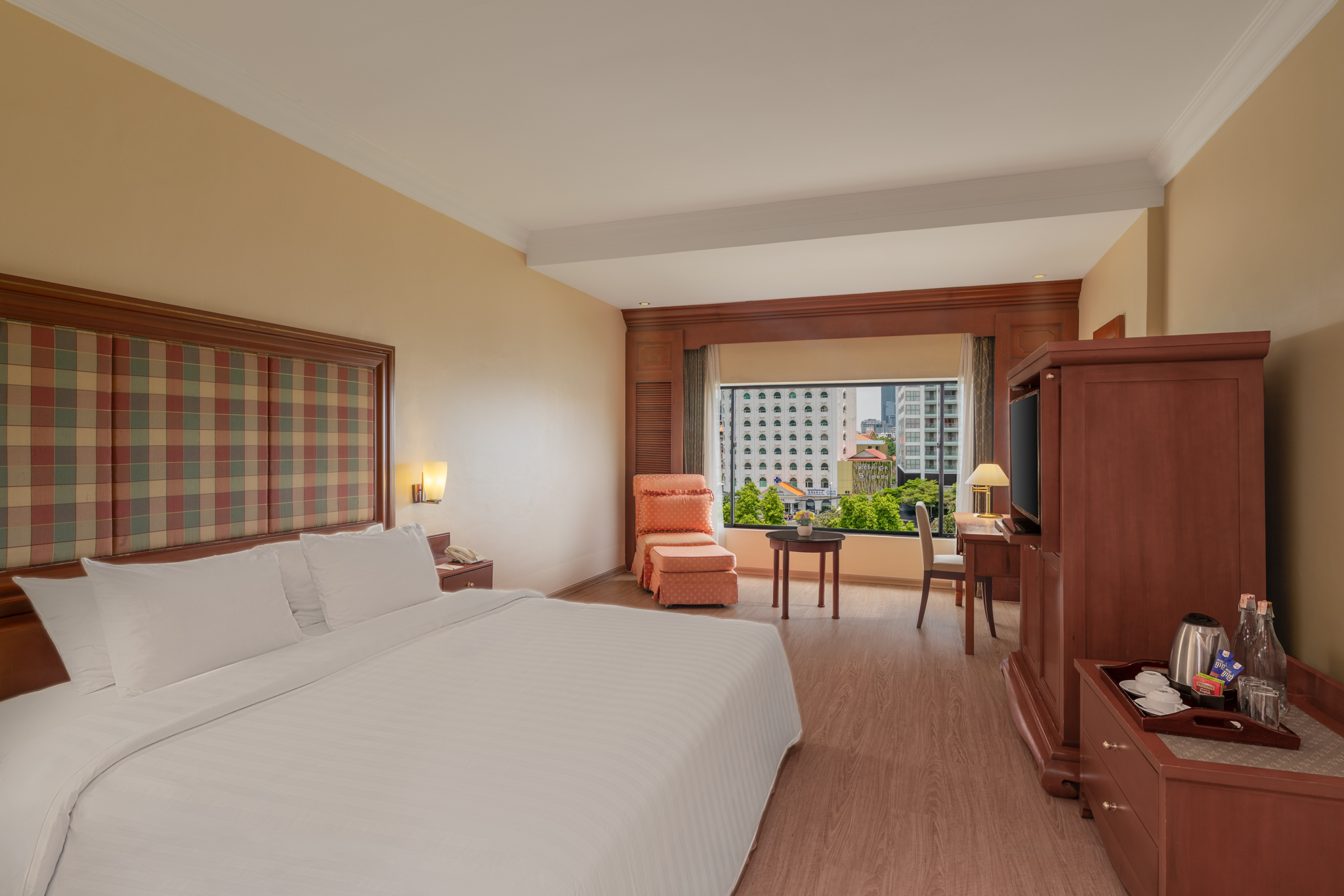 Deluxe Suite City View Bedroom Hotel Cambodiana