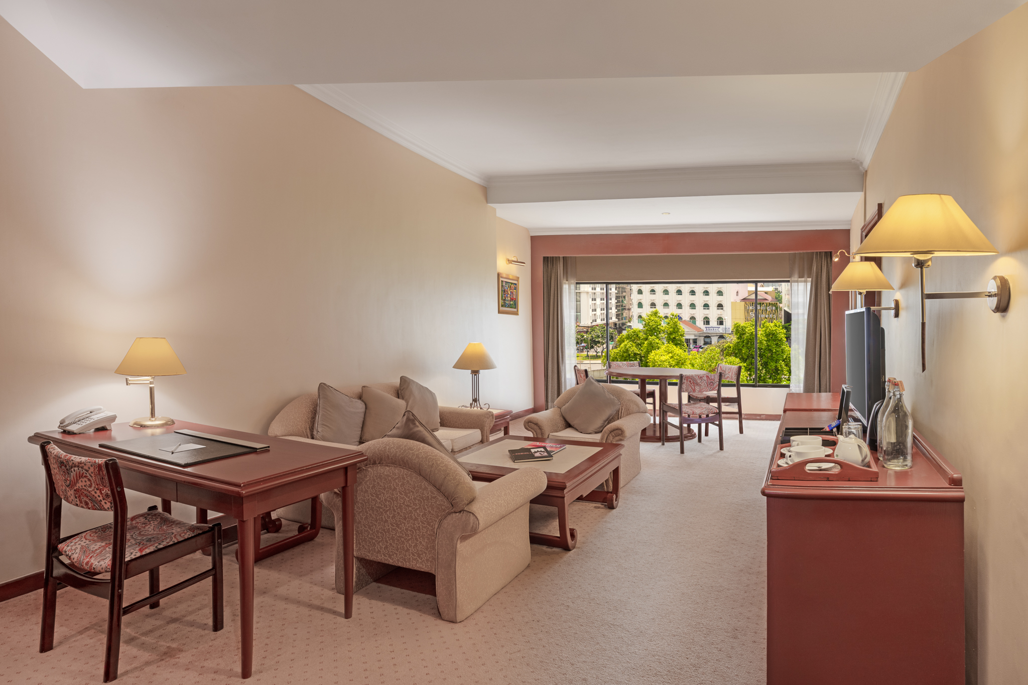 Junior Suite Living Room Hotel Cambodiana